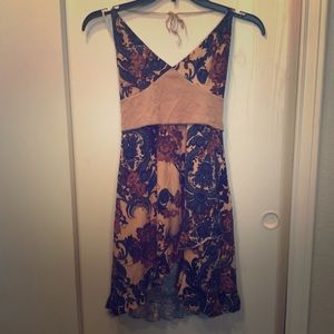Vneck halter dress